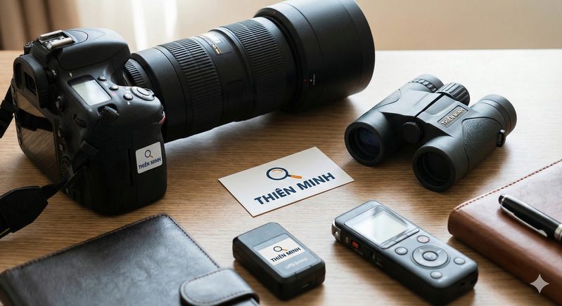 thiết bị theo dõi ngoại tỉnh của thám tử thiên minh